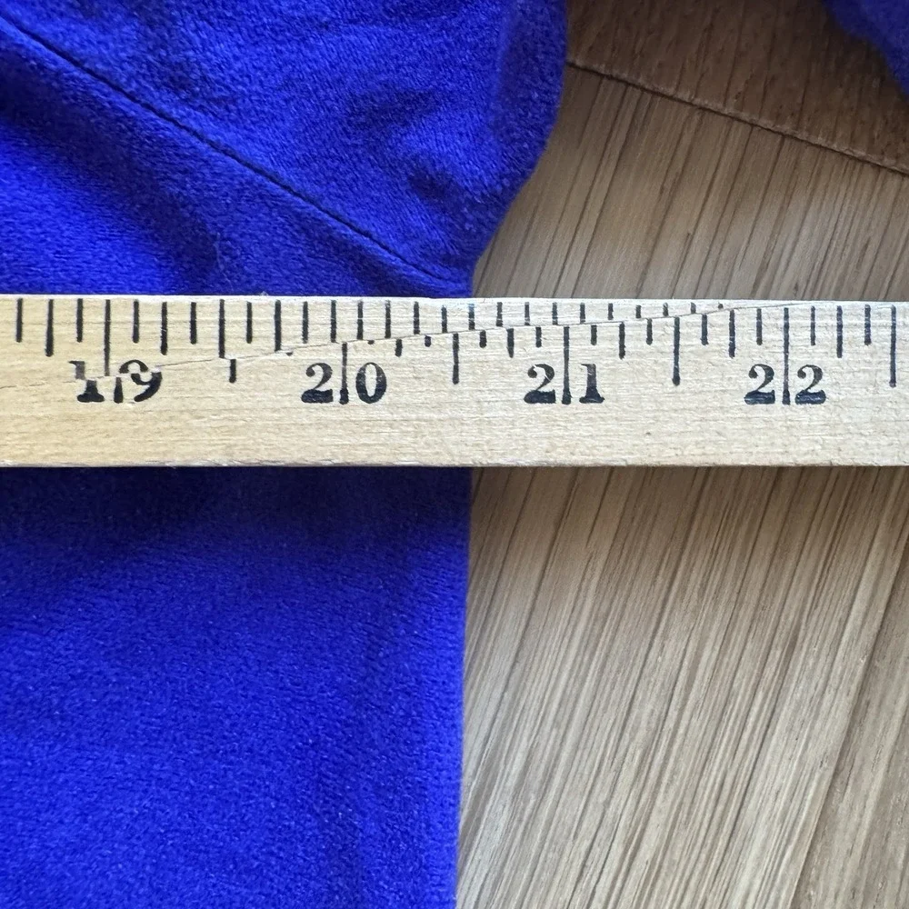 Vintage 70s Loungewear Velour Zipper House Robe Sz M/L